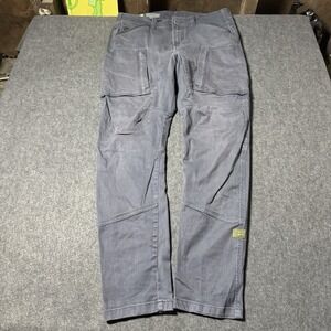 G-Star RAW Zip Pkt 3D Skinny Cargo Pants Mens 34x35 FITS 32x31 Moto Biker